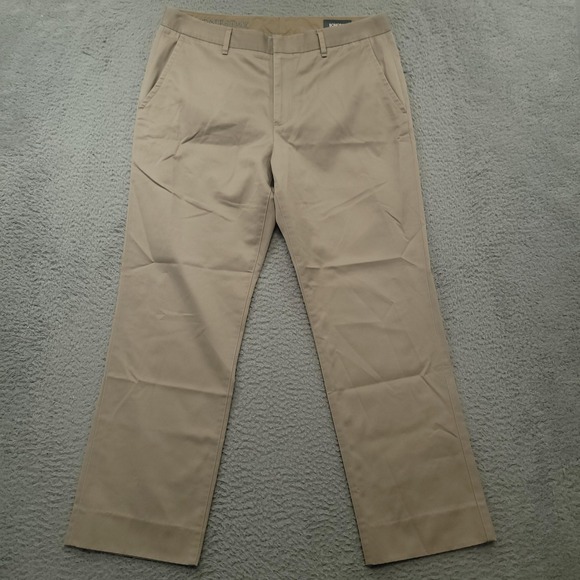 Bonobos Pants‎ Mens 33x30 (34x29) Beige Chinos Wednesday Embroidered Cotton - Picture 2 of 8